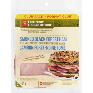 Jambon Forêt Noire Format Club Simplement Bon PC PC ca