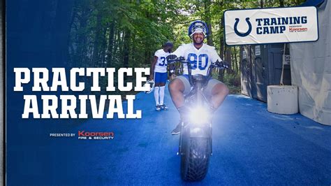 2023 Colts Training Camp Practice Arrival July 26