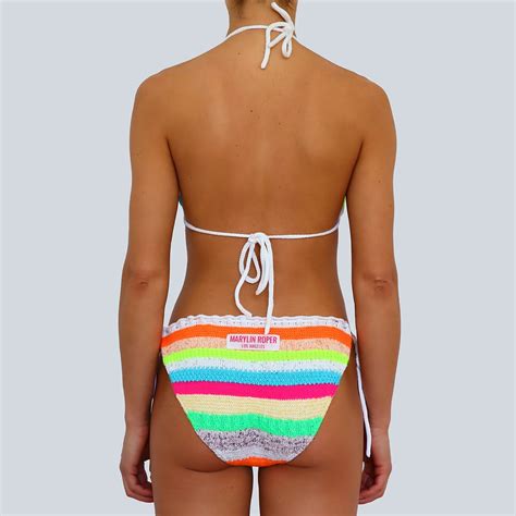 Venice Beach Girl Neon Bikini Size S M Marylin Roper