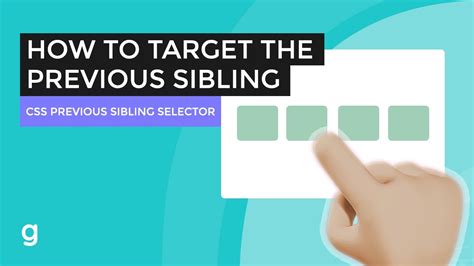 How To Target The Previous Sibling CSS Previous Sibling Selector Hack