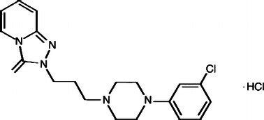 Structural formula of trazodone | Download Scientific Diagram