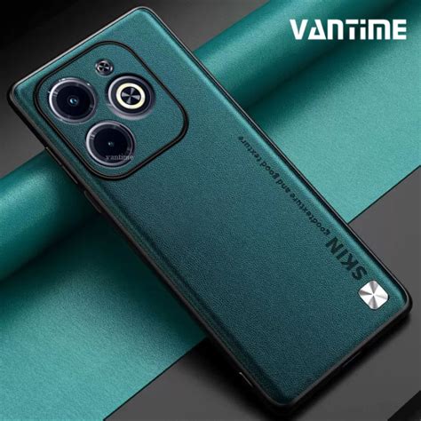 Vantime For Infinix Smart 8 Hot 40i Case Synthetic Leather Slim Matte Hard Cover Daraz Pk