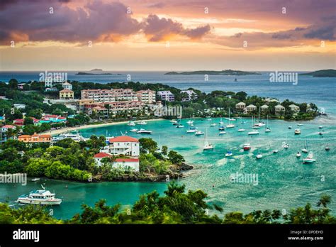 Cruz Bay St John United States Virgin Islands Stock Photo Alamy