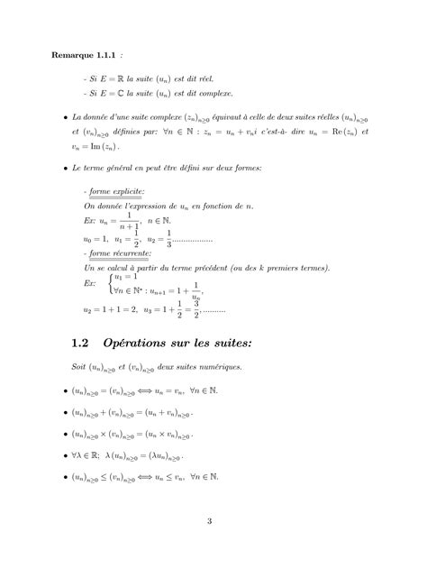 Solution Chapitre Les Suites Num Riques Studypool