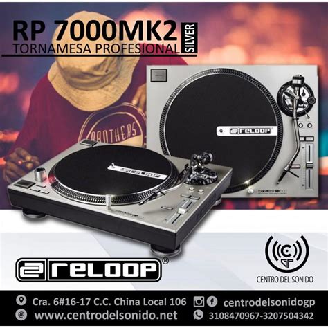 Tornamesa Rp Mk Silver Reloop Centro Del Sonido