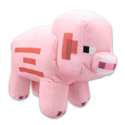 Minecraft 8 Inch Stuffed Character Plush | Pig - Walmart.com - Walmart.com