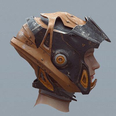 Artstation Hristian Ivanov Shyne Helmet Armor Helmet Design Helmet