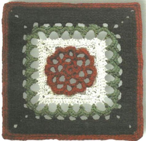 CROCHET PATTERN ONLY Trivet Hot Pad Square FIY
