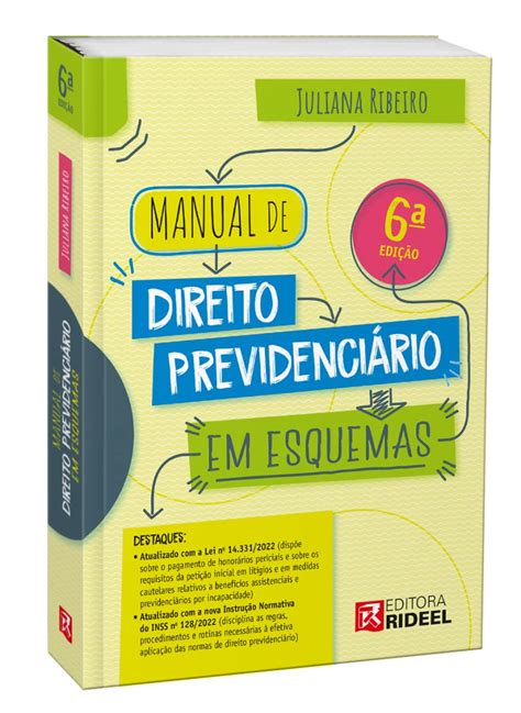 Manual De Direito Previdenci Rio Em Esquemas Ribeiro Juliana Amazon