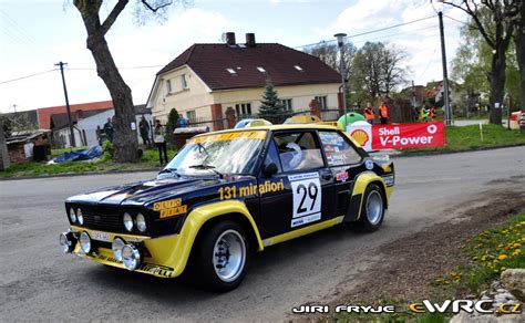 Leitold K Roly Bazs Ildik Fiat Abarth Historic Vltava