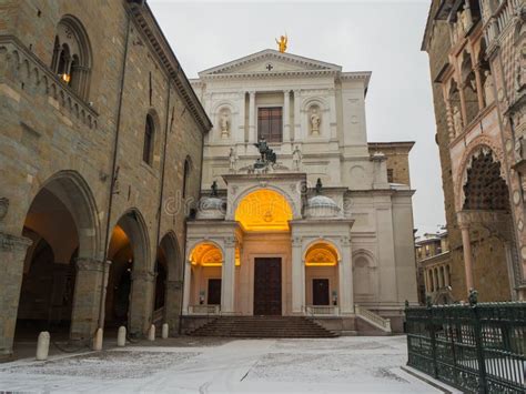 Bergamo, Italy.the Old Town Editorial Stock Image - Image of city ...