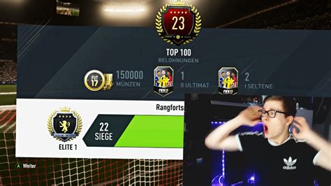 FIFA 17 ICH BIN IN DER TOP 100 BEI FUT CHAMPIONS ULTIMATE TEAM