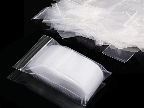 100 pièces Sachet zip transparent 16 11cm sachets plastiques