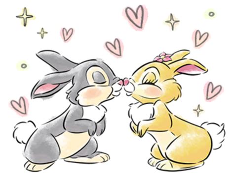 Thumper And Miss Bunny Art