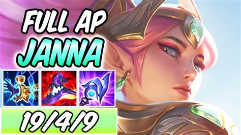 One Shot Clean Ap Janna Mid Gameplay Battle Queen Janna Build