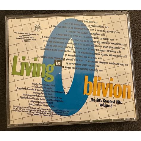 Living In Oblivion The S Greatest Hits Vol Ebay