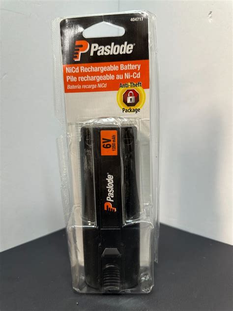 Paslode 404717 6V Ni Cd Rechargeable Battery 759501075306 EBay