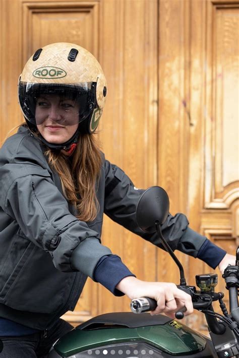 Sustainable Safety Bamboo Motorcycle Helmets From Roof Webbikeworld