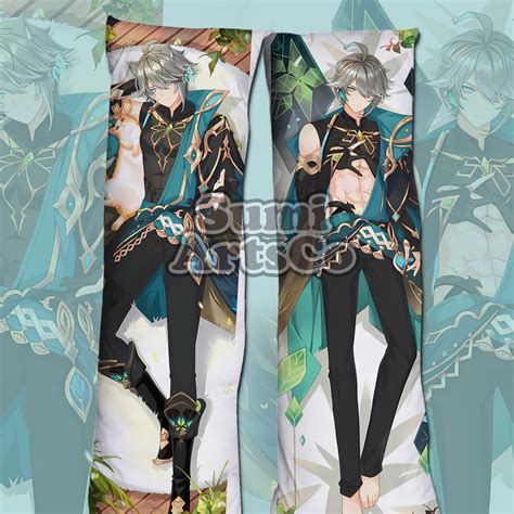 Dakimakura Alhaitham Genshin Impact Anime Body Pillow Cover Case Double