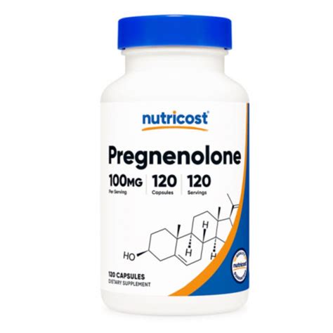 Мозъчна функция Прегненолон (Pregnenolone) 100 mg - 120 капсули