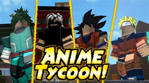 NEW ANIME TYCOON ON ROBLOX My Hero Academia Playthrough YouTube