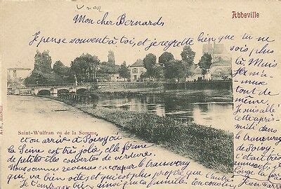 CARTE POSTALE ANCIENNE SAINT WULFRAN VU DE LA SOMME ABBEVILLE EBay