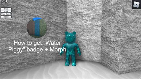 How To Get Water Piggy Badge Water Piggy Morph In Roblox Smokeys