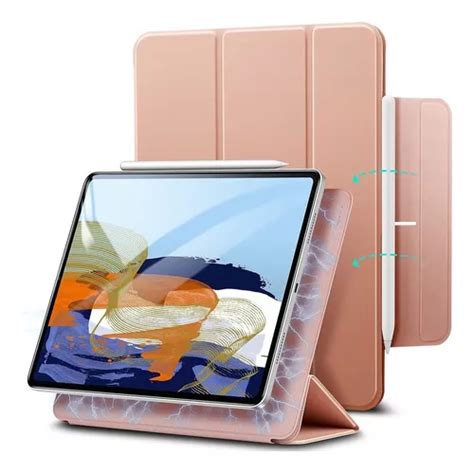 Capa Case Esr Magn Tica Anti Impacto Ipad Pro M Cor Rosa