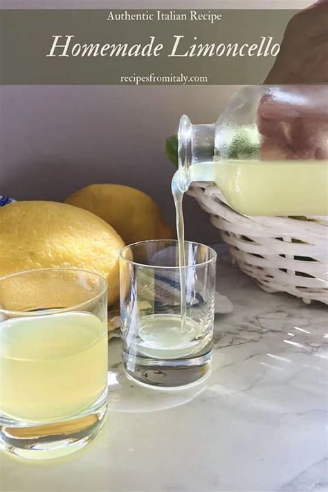 Homemade Limoncello Recipe Recipes From Italy