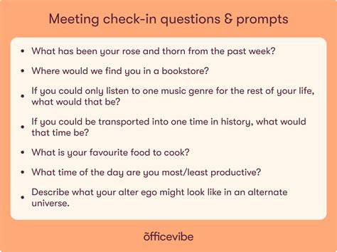 Have A Great Meeting Check In Without Derailing Your Agenda Team