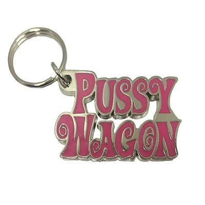 Pussy Wagon Keychain Key Ring Kill Bill Movie Fan Funny Gag Gift