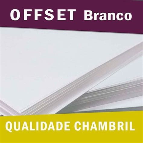 Papel Offset A5 90g 250 Folhas Gramatura 90 Elo7