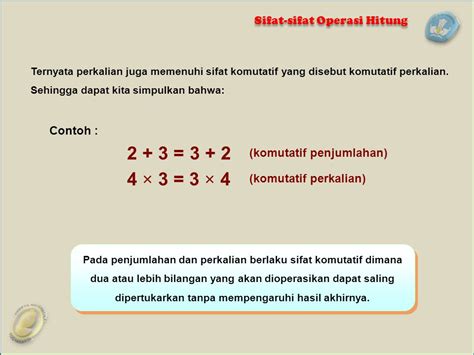 Contoh Soal Sifat Komutatif Dan Asosiatif Pada Perkalian Pelajaran Mu