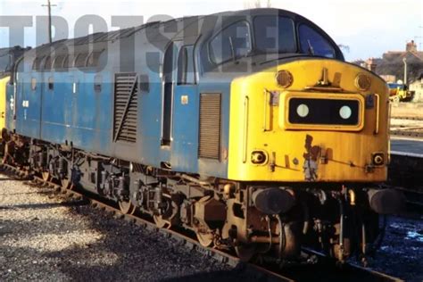 35mm Slide Br British Railways Diesel Loco Class 40 40168 Hereford 1984 Original £4 97 Picclick Uk