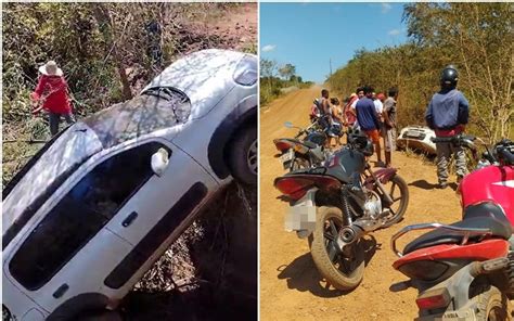 Motorista perde controle e carro cai em pontilhão no Norte do Piauí