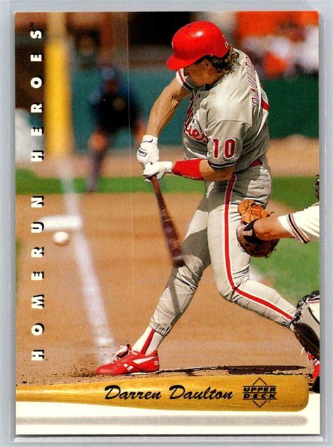 💎1993 Upper Deck Home Run Heroes Hr8 Darren Daulton Phillies💎 Ebay