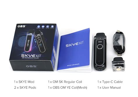 Skye Pod Kit 40w By OBS VAPE24H Vape Pod