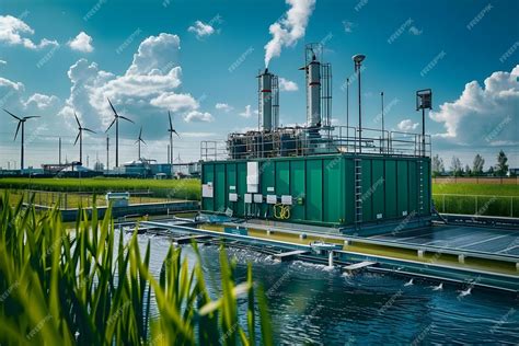 Premium Photo | Green Hydrogen Production Facility Powering Renewable ...