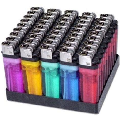 25 Cigarette Lighters Disposable Classic Lighter Cheap Lighters