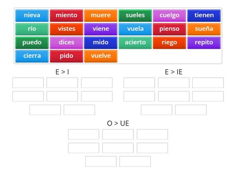 Verbos Irregulares Presente De Indicativo Group Sort