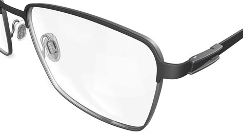 Specsavers Men's glasses TECH SPECS 36 | Black Square Metal Stainless steel Frame $299 ...