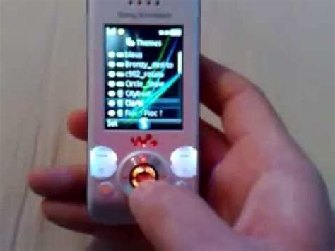 Sony Ericsson W I White Flash Menu Lightfx Walkman Skins Youtube