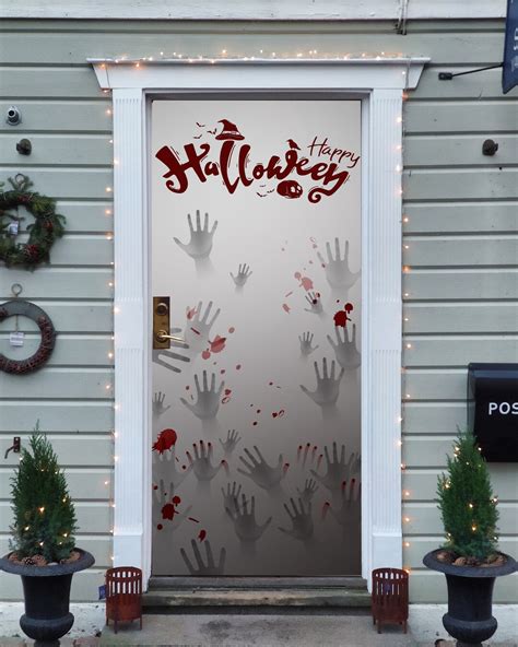 Terrible Halloween Door Cover Halloween Crazy Night Decor - Etsy