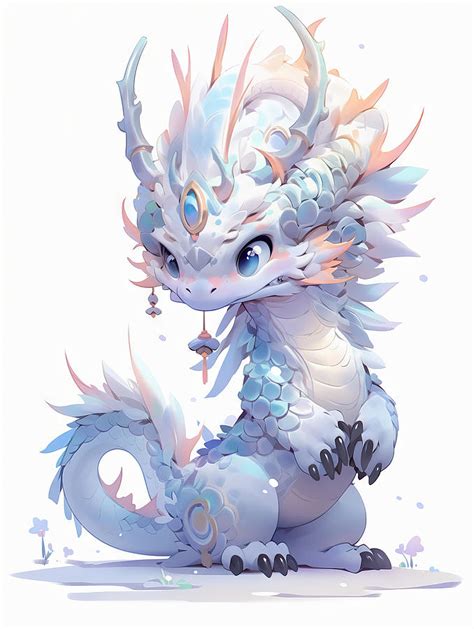 Chibi Dragon Digital Art By Karen Foley Fine Art America