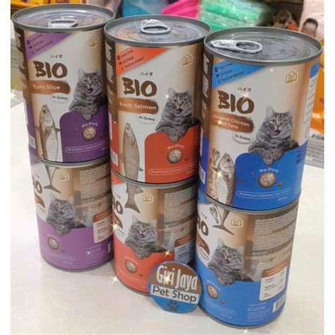 Jual Bio Cat Wet Food Kaleng G Makanan Kucing Shopee Indonesia