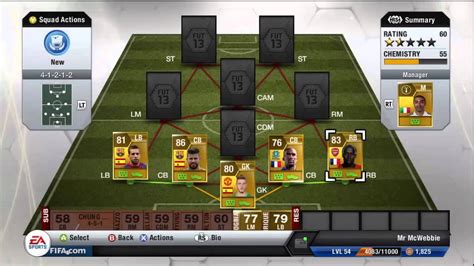 Fifa 13 Ultimate Team Squad Builder 250k Hybrid Squad Spanish And