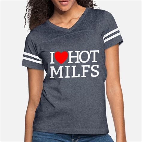 Red Milf Love T Shirts Unique Designs Spreadshirt