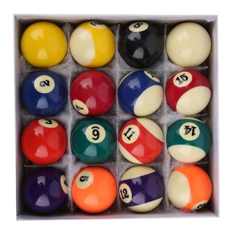 YOSOO Ensemble De Boules De Billard Kit Complet De Balles De Billard