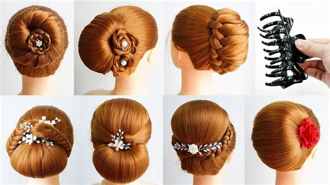 7 Cute And Easy Hairstyles With Only 1 Clutcher Updo Bun Hairstyles