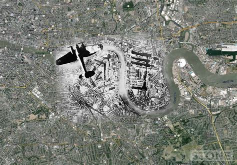 Ghosts: London blitz aerial maps | Invisible Works